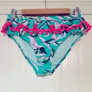 *3 for $20* NWT Bikini Briefs, Juniors sz16 with ruffle, pompoms, cheeky cut.